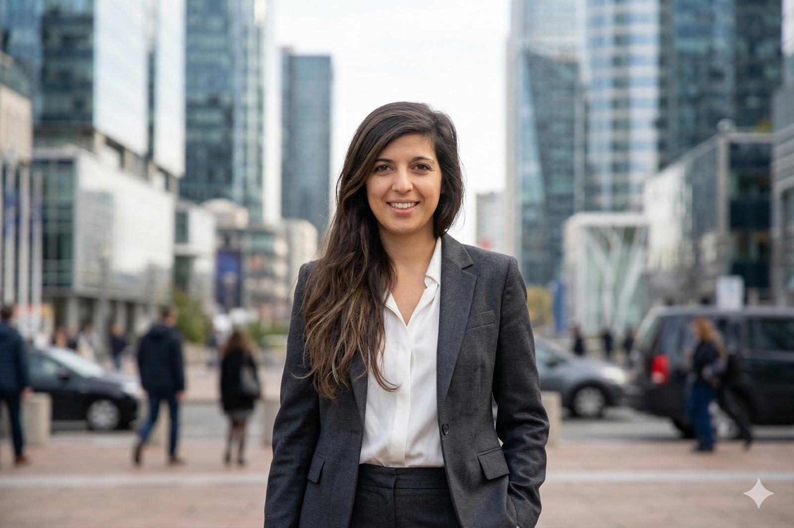 Elisa Elbaz à La Défense